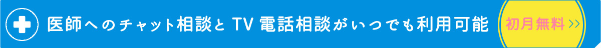 医師への電話相談とTV電話がいつでも利用可能